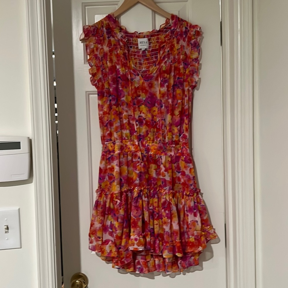 Misa Los Angeles Floral Sleeveless Dress